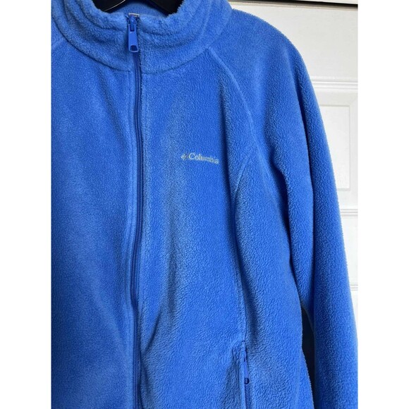 columbia women's benton springs full zip Fleece Jacket  Plus Size 1x - Picture 4 of 6
